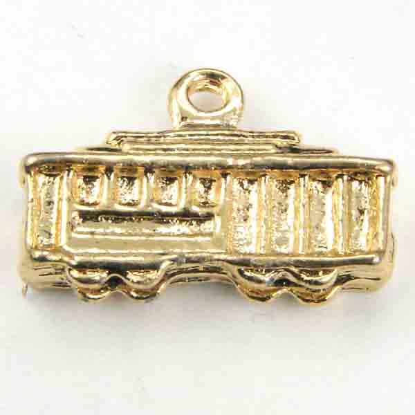 Gold Plate Cable 18x9MM Car 3-D