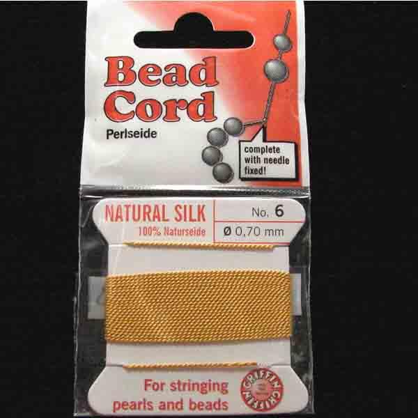 Gold Sz 6 Griffin Silk Cord With Needle