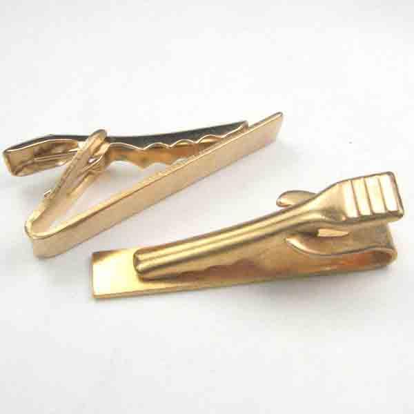Gold Tie Clip 36X6MM Rectangle