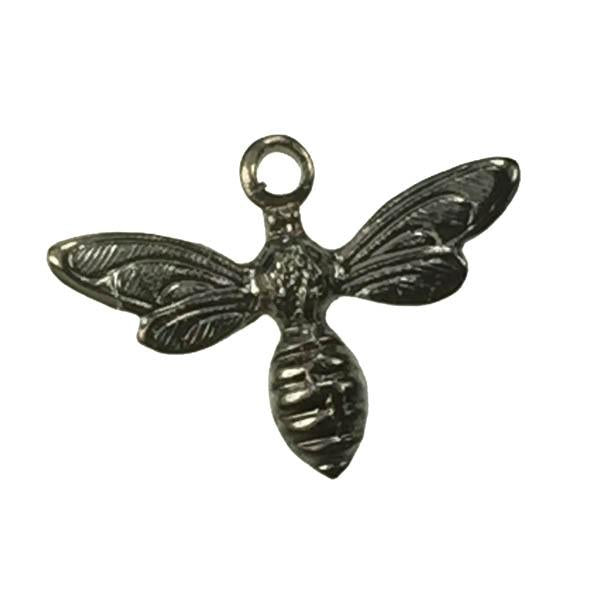 Gunmetal 13x7MM Bee Stamping