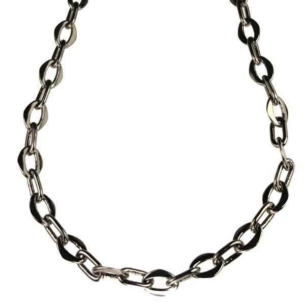Gunmetal 8x6MM Flat Oval by 8x4MM Round Oval Cable Chain