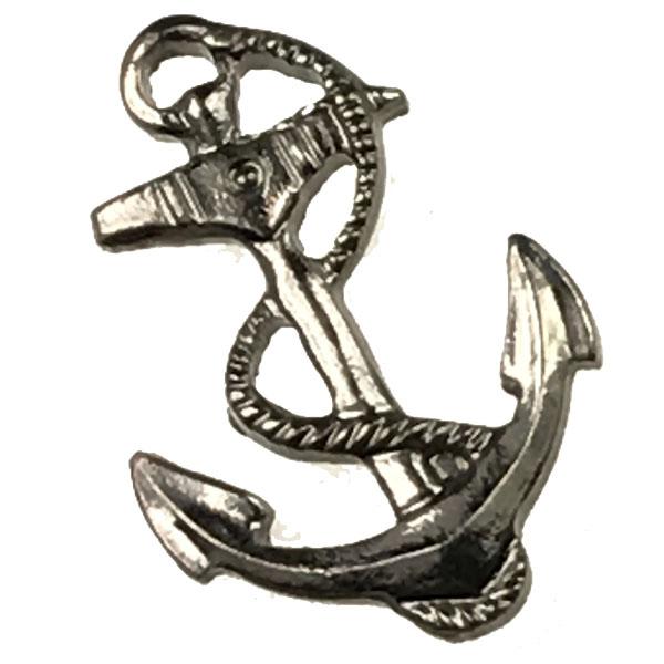 Gunmetal Plate 11x8MM Stamped Anchor With Rope