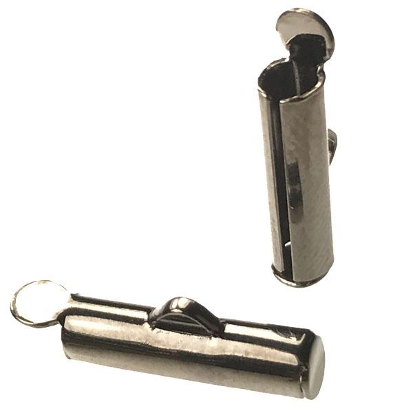 Gunmetal Plate 16x4MM Slide Tube End Connector