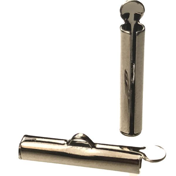 Gunmetal Plate 20x4MM Slide Tube End Connector