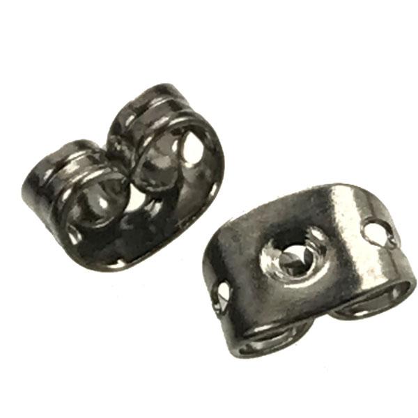 Gunmetal Plate 5x6mm Scroll Nut Post Back