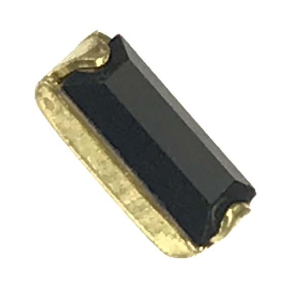 Jet Baguette In Brass Setting 8X3MM