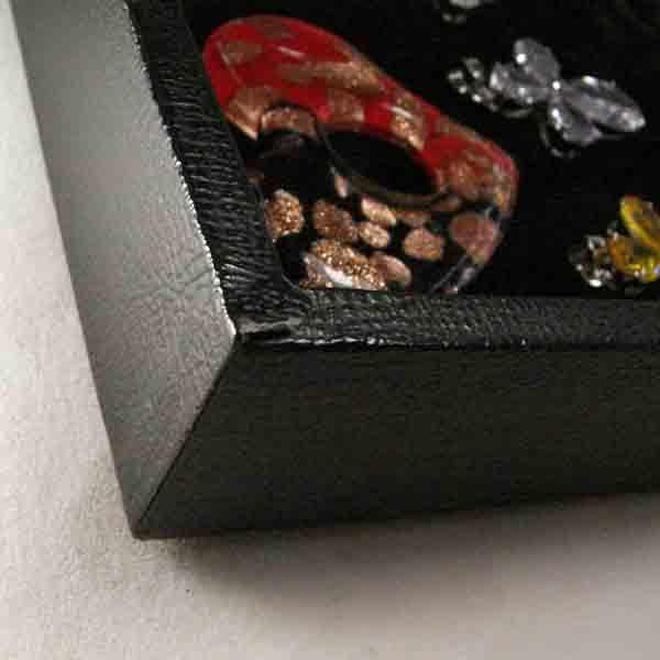 Jewelry Tray 1 Inch Deep Black