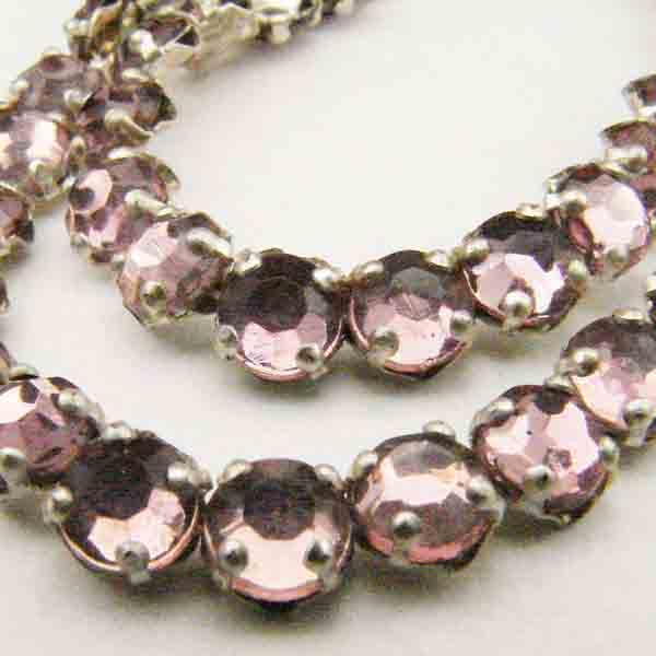 Light Amethyst 4MM Montee