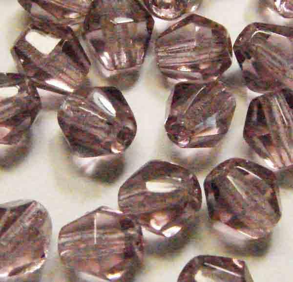 Light Amethyst 5MM Fire Polish Bicone