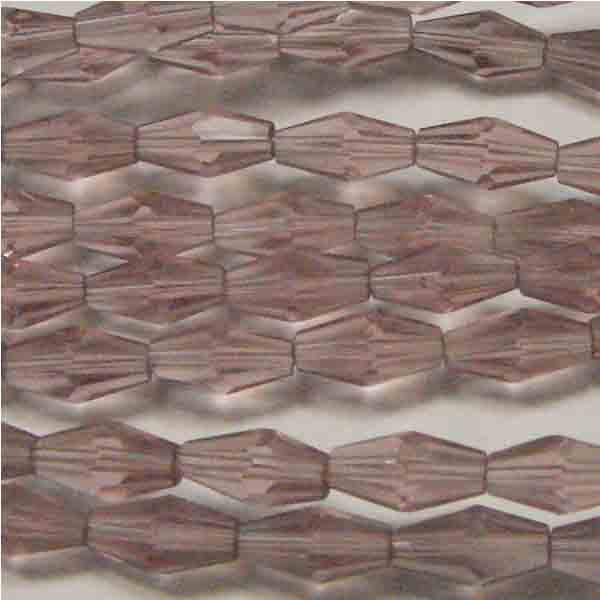 Light Amethyst Cut 8x4MM Bicone