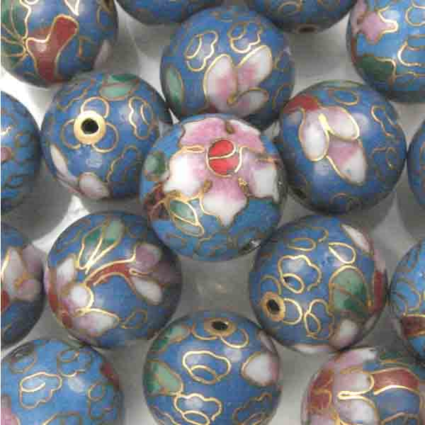 Light Blue 10MM Cloisonne Ball