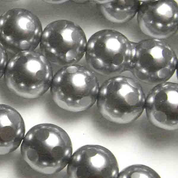 Light Gray 4MM Pearl with Spots