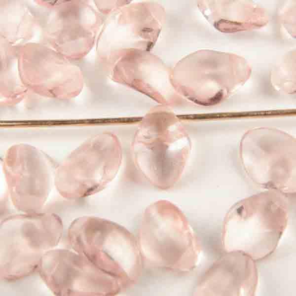 Light Rose Curved Petal Dagger 8X6MM