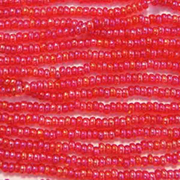 Light Ruby AB 11/0 Seed Bead