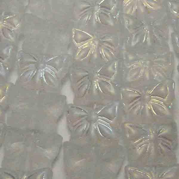 Matte Crystal AB 12x15MM Butterfly