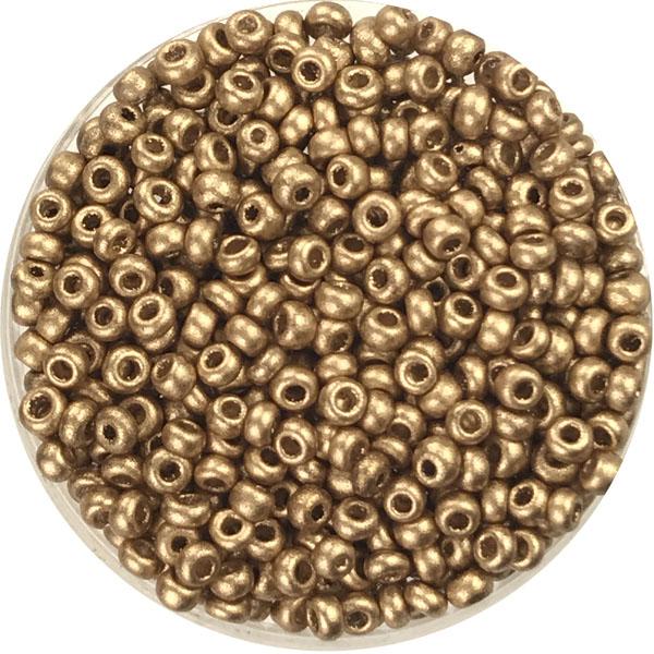Matte Gold 11/0 Seed Bead
