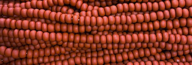 Matte Rusty Brown 6/0 Seed Bead