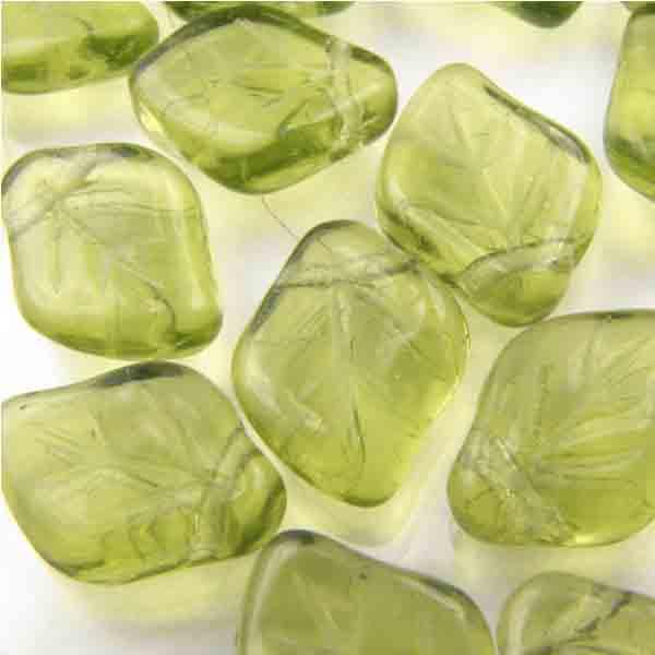 Olivine 12X8MM Leaf