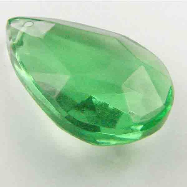 Peridot 22X12MM Vintage Faceted Tear