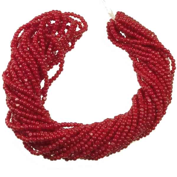 Red 13/0 True Cut Charlotte Seed Bead