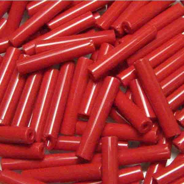 Red Bugle 18x4MM Opaque