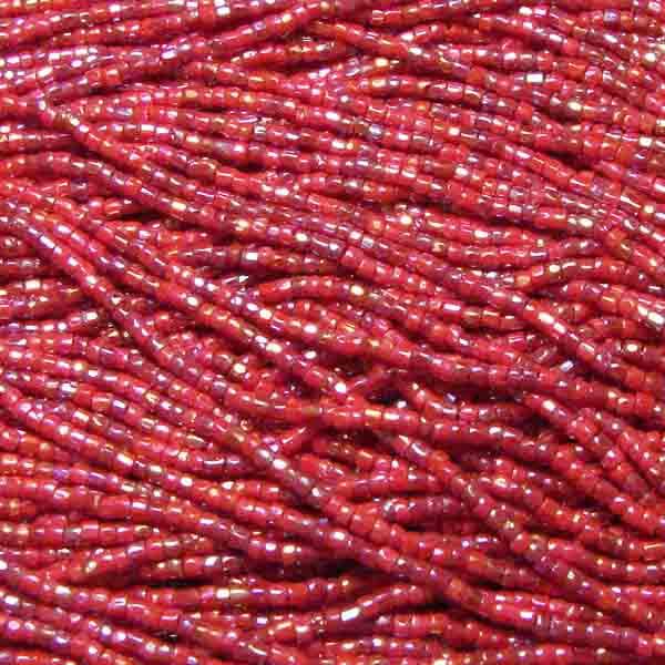 Red Iris Seed 9/0 3 Cut Seed Bead