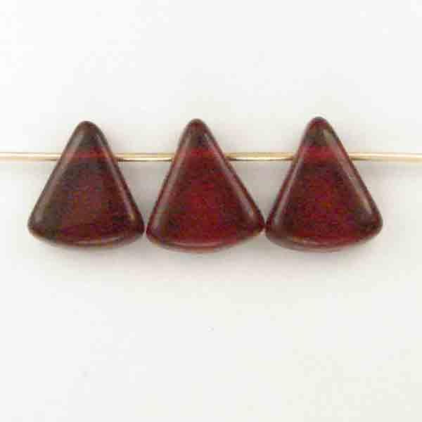 Ruby 9x10MM Triangle Drop