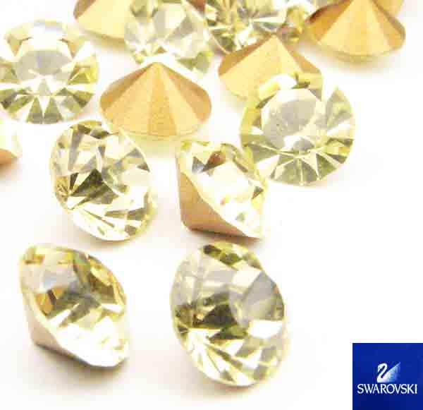 SS 30 (6MM) Jonquil Pointback Swarovski Rhinestone