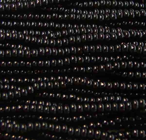 Seed Bead 11/0 Jet Black