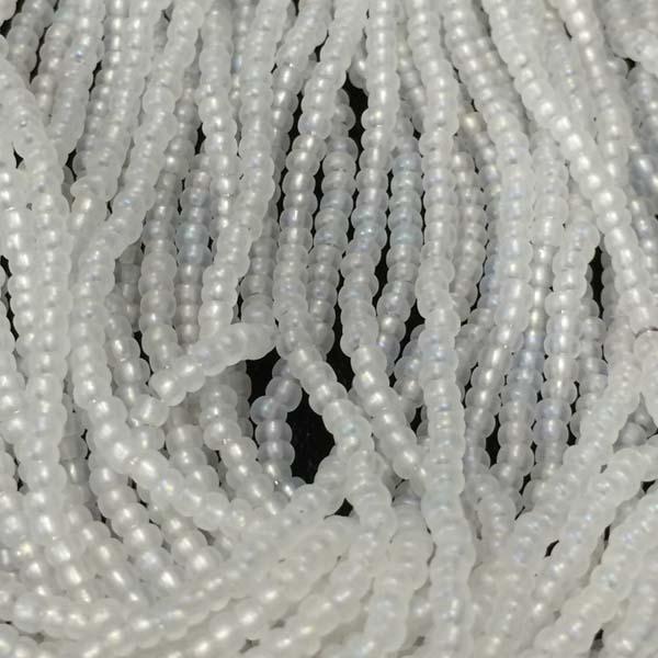 Seed Bead 11/0 Matte Crystal AB