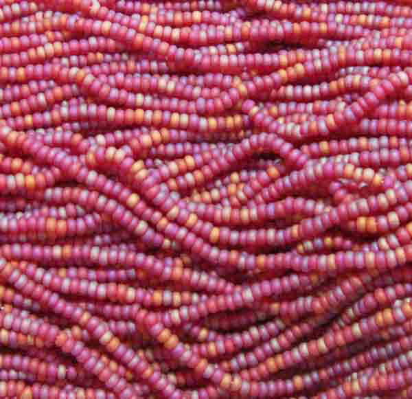 Seed Bead 11/0 Matte Fuchsia AB