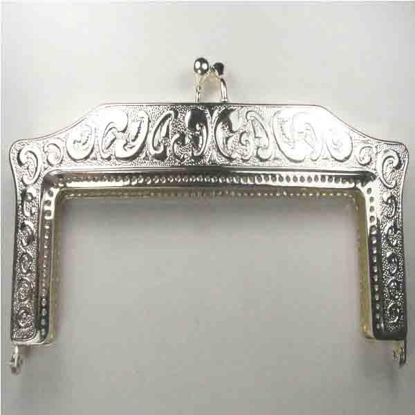 SilverPlate 5.2 Inch Handbag Purse Frame