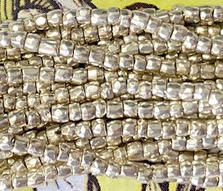 Silver 12/0 3 Cut Seed Bead