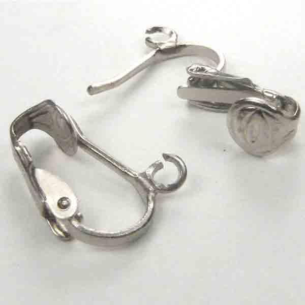 Silver Ear Clip with Loop