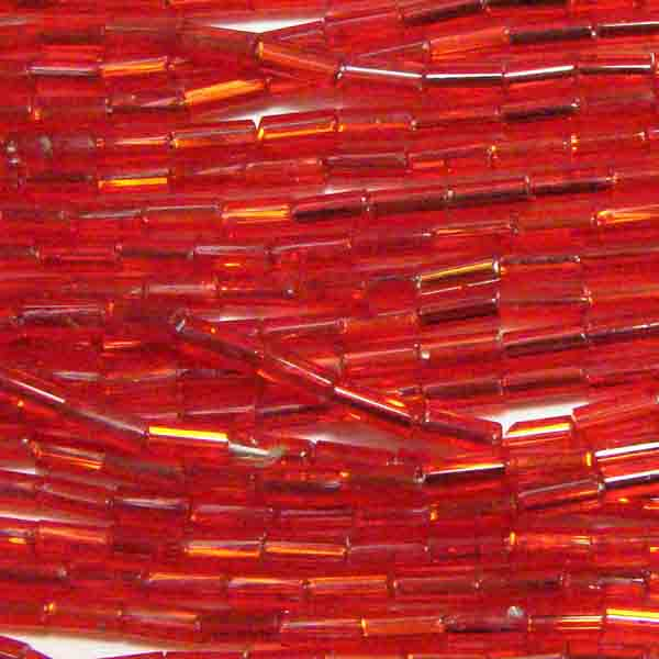Silver Lined Light Ruby Size 2 4.5x2MM