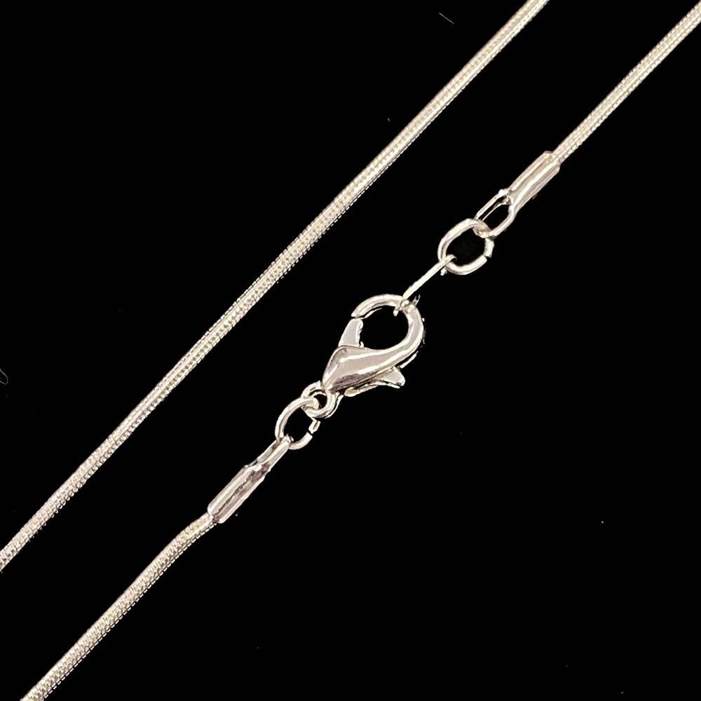 Silver Plate 16 Inch 1.5x2MM Cable Chain Necklace