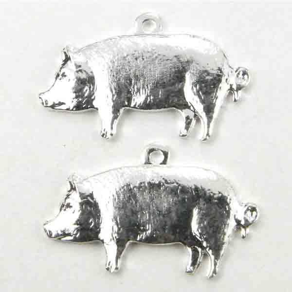 Silver Plate 19x10 Pig Diestruck