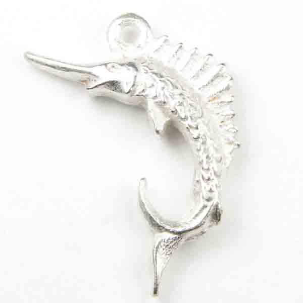 Silver Plate 21x17 Swordfish Cast 3-D