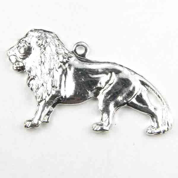 Silver Plate 26x16 Lion Diestruck