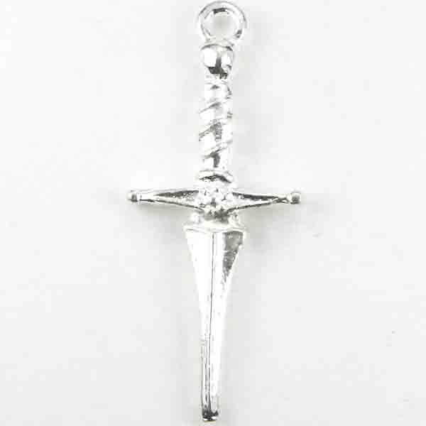 Silver Plate 28x13 Dagger 3-D