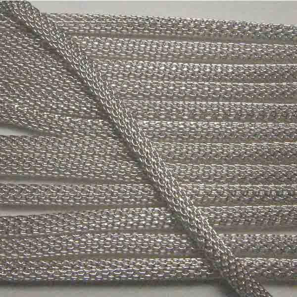 Silver Plate 42 Inch Mesh Rope