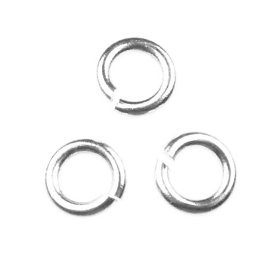 Silver Plate 4MM Open Jump Ring 20 Gauge