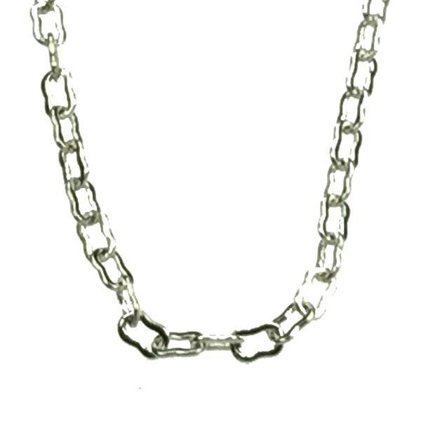 Silver Plate 4x2MM Fancy Cable Chain