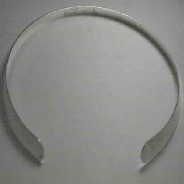 Silver Plate 5.25 Inch Neck Collar Ring