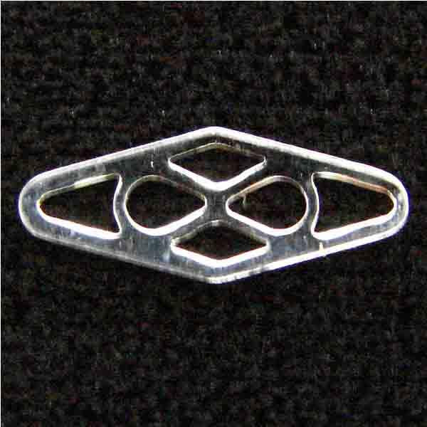 Sterling Silver 11x4MM Filigree Connector