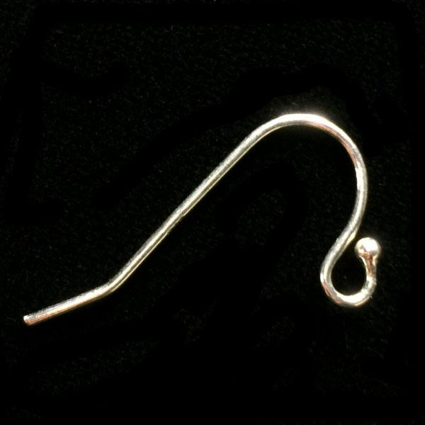 Sterling Silver 12MM Earwire with 1MM Ball