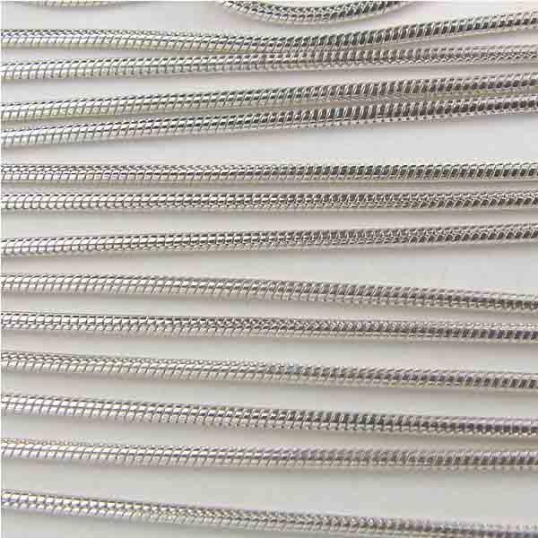Sterling Silver 24 inch 1MM Snake Chain Neckalce