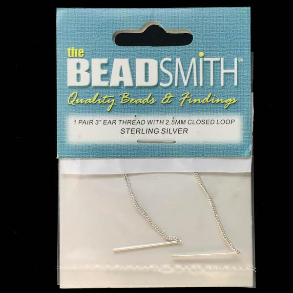 Sterling Silver 3 Inch Ear Thread