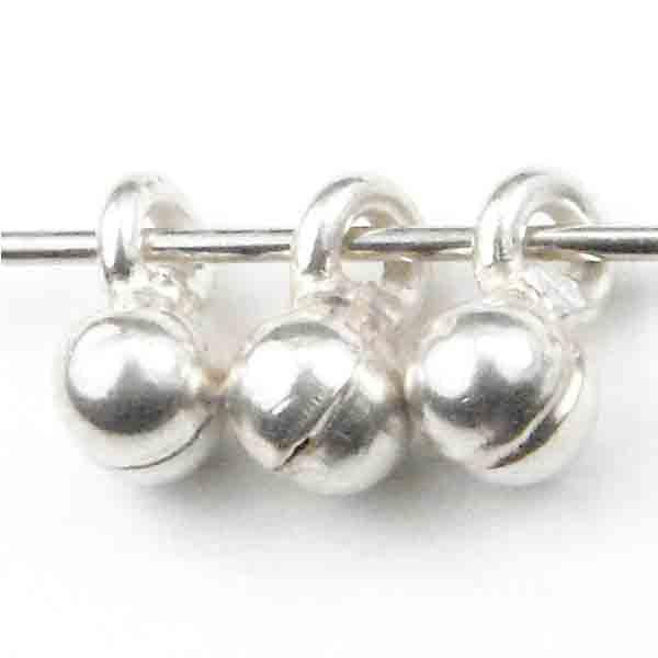 Sterling Silver 4MM Ball with 3MM Hanging Loop