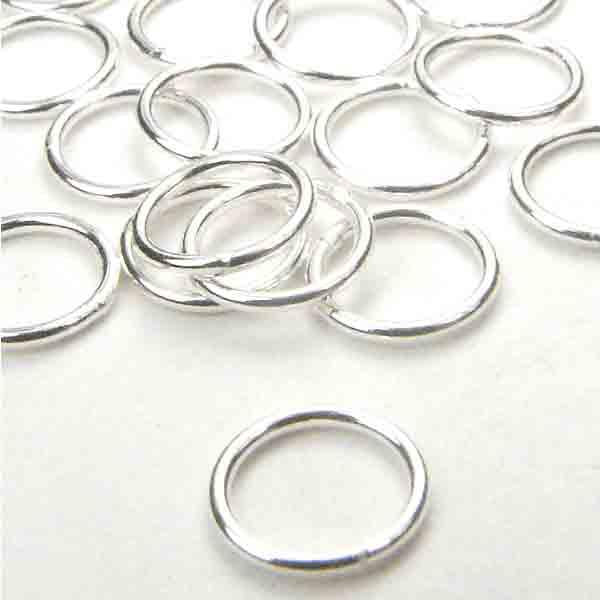 Sterling Silver 6MM Soldered 20 Gauge Jump Ring